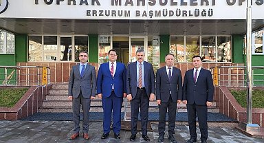 Vali Çiftçi'den TMO'ya ziyaret