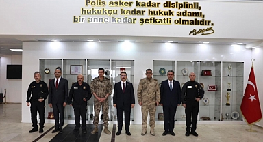 Vali Ercan Turan’dan İl Emniyet Müdürlüğüne Ziyaret