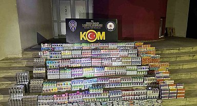 Adana'da bin 350 elektronik sigara ele geçirildi
