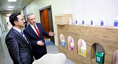 Ağrı İdare Mahkemesi Başkanı Seydibey'den Milli Eğitim Müdürü Kökrek'e ziyaret