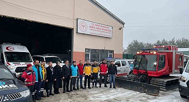 Ağrı'da 112 ekipleri kışa hazır