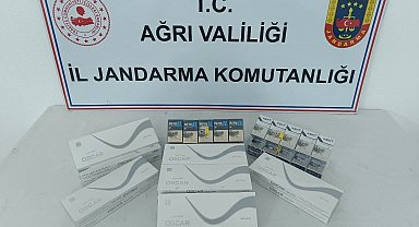 Ağrı'da çok sayıda kaçak sigara ele geçirildi