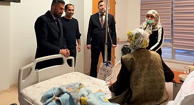 AK Parti Ağrı İl Başkanı İlhami Yıldız'dan hastane ziyareti
