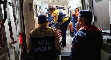 Bozcaada'da rahatsızlanan vatandaş Sahil Güvenlik ekiplerince tahliye edildi