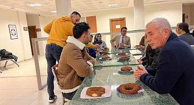 Cumhuriyet Başsavcısı Karakoca, erken gelen personele kahvaltı ısmarladı