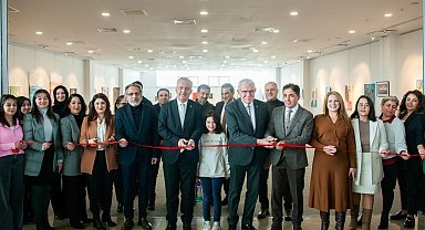 EBYÜ'de resim sergisi düzenlendi