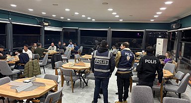 Erciş'te jandarma ve polisten eş zamanlı denetim