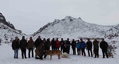 Erzurum'da doğaseverler yaban hayatını unutmadılar