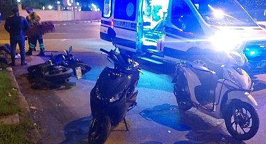 Gülüç'teki trafik kazasında motosiklet sürücüsü yaralandı
