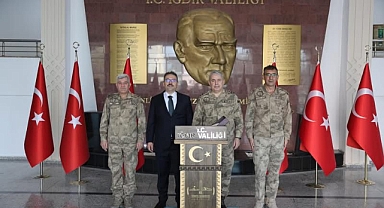 Jandarma Komutanlarından Vali Ercan Turan’a Ziyaret