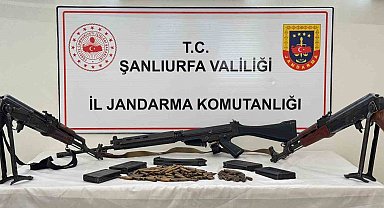 Jandarma operasyonunda çok sayıda silah ele geçirildi