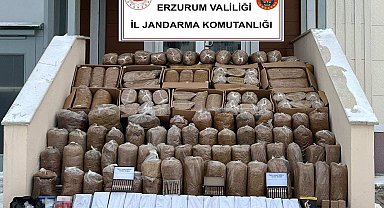Jandarmadan kaçak tütün operasyonu