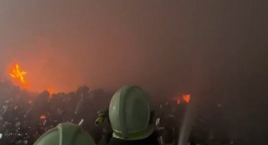 Kahramanmaraş'ta iş yeri yangını