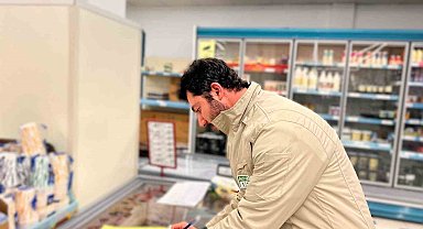 Kars'ta zincir marketler denetlendi