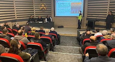 Kırka Eti Maden İşletmesinde görevli sürücülere eğitim