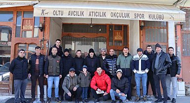 Oltu'da 17 avcı sınava girdi