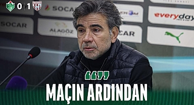 Osman Özköylü: “İyi oynadık ama şanssız bir mağlubiyet yaşadık”