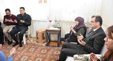 Salihli Kaymakamından şehit ailesine taziye ziyareti