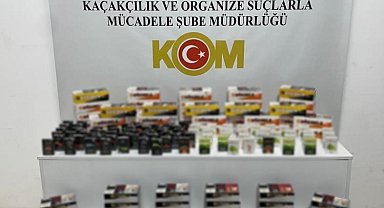 Samsun'da 15 bin 200 adet kaçak makaron ele geçirildi