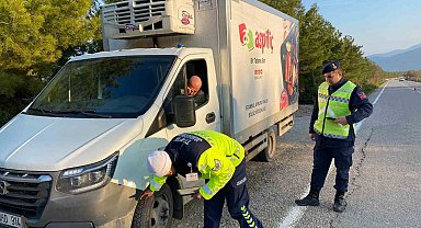 Sinop'ta kış lastiği denetimi