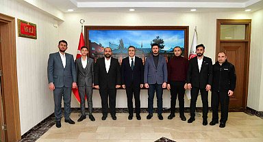 TÜGVA Ardahan Şubesinden Vali Çiçek'e ziyaret