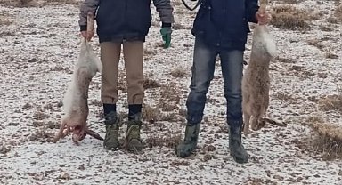 Van'da vurduğu tavşanları sosyal medyadan paylaşan şahsa 14 bin lira ceza