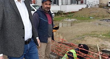 Germencik'te doğalgaz için ilk kazma vuruldu
