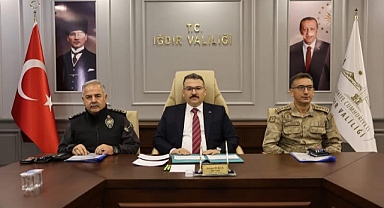 Iğdır Valiliği’nde Asayiş Toplantısı Canlı Yayınlandı