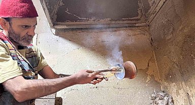 Kahramanmaraş'ın 40 yıllık kalaycısı