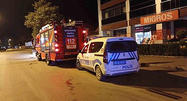 Karadeniz Ereğli'de yangın paniği