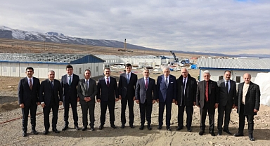 Kars-Iğdır-Nahçıvan Demiryolu Projesi Şantiyesi Ziyaret Edildi