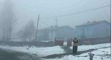 Kars'ta yoğun sis etkili oluyor