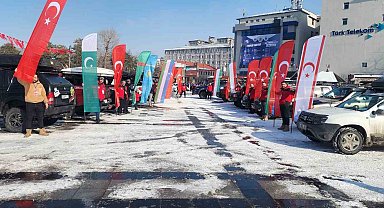 Macera Off-Road ekibinden EİT 2025 kortejine konvoylu destek