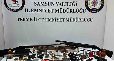 Samsun'da silah operasyonu
