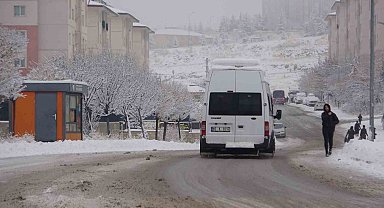 Van'da kar yağışı hayatı olumsuz etkiledi