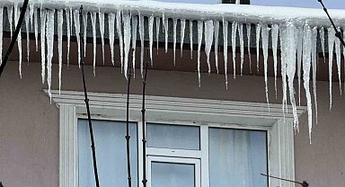 Ağrı'da dondurucu soğuklar etkisini sürdürüyor