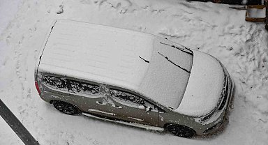Ardahan'da kar yağışı etkili oldu
