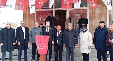 CHP Melekli Beldesinde Teşkilat Binasının Açılışını Yaptı