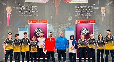 Elazığlı sporcular Türkiye Dart Şampiyonası'ndan başarıyla döndü