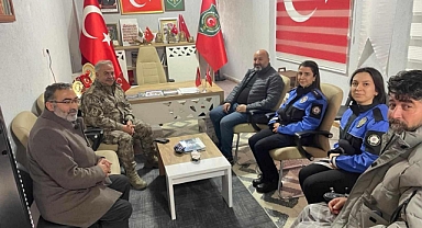 Emniyet Müdürü Turgay’dan Gaziler Derneği Ziyareti