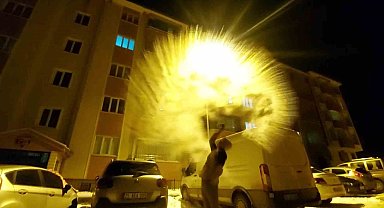 Erzurum yine buz kesti
