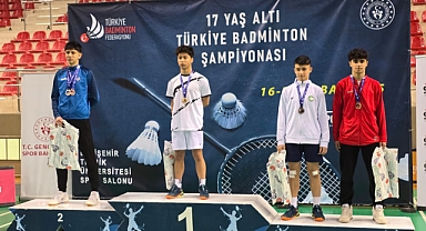 Furkan Bultan Badminton 'da Türkiye 3. oldu