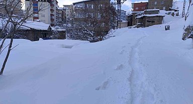 Hakkari'de 18 köy ve 64 mezra yolu ulaşıma kapandı