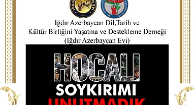 Iğdır’da Hocalı şehitleri anılacak