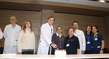 İlk organ naklinin 15. yılını kutlayan hastanede anlamlı buluşma