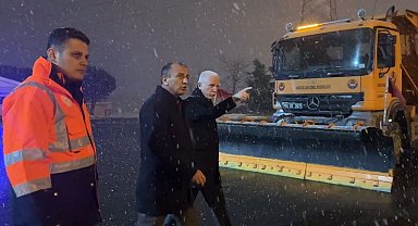 İstanbul Valiliği'nden karla mücadele denetimi