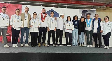 İzmirli öğrencilerden 9. Gastro Alanya Günleri'nde 14 altın madalya