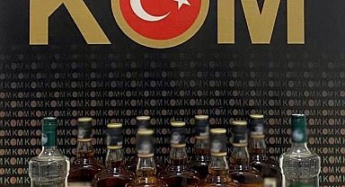 Kars'ta sahte içki operasyonu