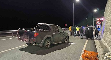 Pirinkayalar Geçidi'nde trafik kazası