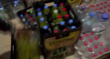 Tekel bayii ve depolarda 750 litre sahte alkol ele geçirildi